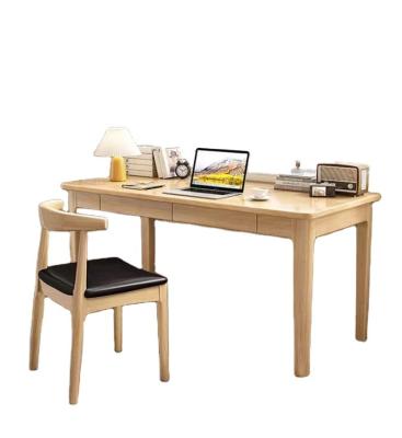 China Adjustable (height) all-solid wood desk is modern and simple modern top selling bedroom furniture solid wood student desk for sale