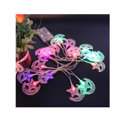 China Classic Fairy Light 20L Battery Led 4M Big Moon Star And String Lights Ramadan Eid Lights For Festival Home Decoration Gigt for sale