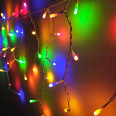 China Lighting String Excellent Quality Curtain Icicle String Christmas Fairy Lights Flasher Led Party String Lights for sale