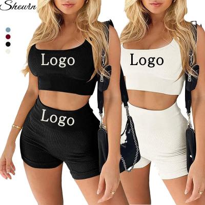 China 2022 sexy QUICK DRY fashion clothes outfits summer sets 2 pieces set women shorts set for sale