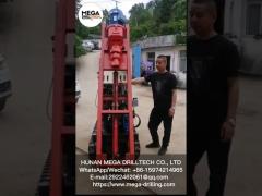 Portable Rotary Piling Machine Slope Protection 22kw 90 Degree