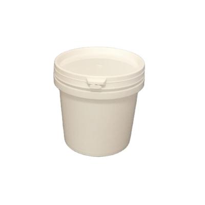 China 1L eco-friendly plastic bucket is used to pack plastic round bucket with plastic handle and lid for sale