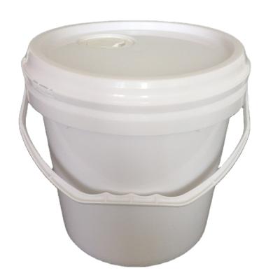 China 5L Eco-friendly PP Plastic Round Food Bucket With Plastic Handle Plastic Bucket for sale