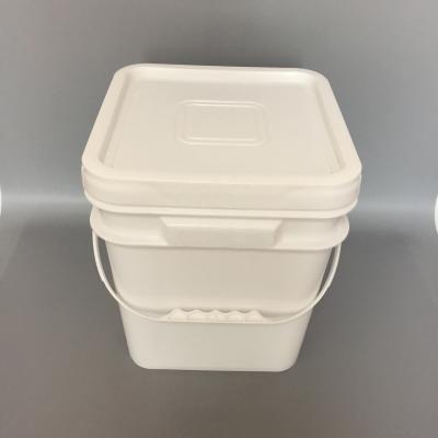 China Hot Sale 10l Eco-friendly Plastic Bucket Container With Lid 10 Liter Plastic Bucket For For Food Paint for sale