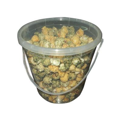 China Low Price Hot Selling Custom Polypropylene Barrel Eco-friendly Transparent Plastic Round Barrel For Popcorn for sale