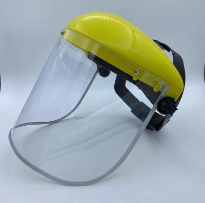 China Long Life Weather Wholesale Face Screen Anti-splash Electric Welding Transparent Semi-enclosed Protective Helmet for sale