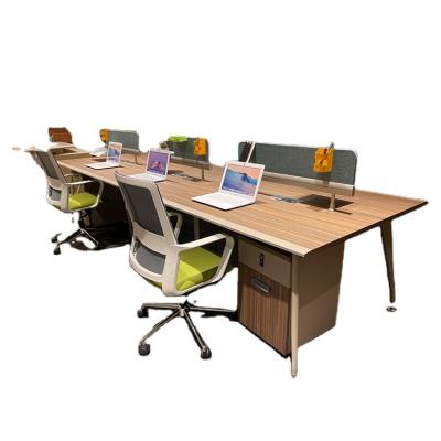 China High Quality Office Furniture 4 Person Workstation Desk Modern Flexible SINGLE Office Desk for sale