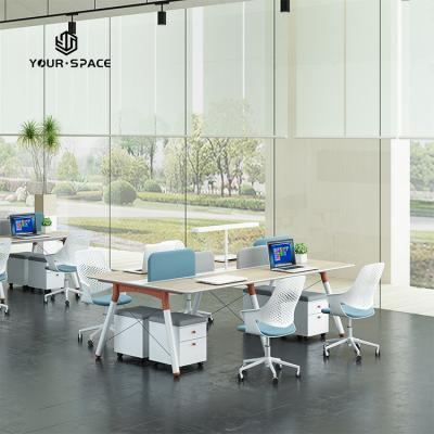 China WAREPROOF Modern Commercial Workstation Furniture Office Desk Desk Customized Staff Office Workstation for sale