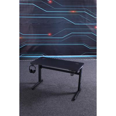 China With 7 color RGB game table desktop computer table with mouse pad game table with USB professional edition for sale