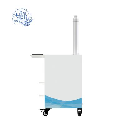 China Hospital Water Mist Sprayer Fog Machine Greenhouse Cultivating Mushroom Industry Portable Air Humidifier for sale