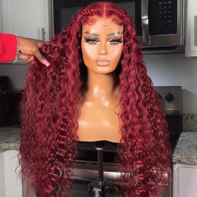 China Best Sellers Eulisi Body Wave Brazilian 250 Density Hair Wig Rainbow Gray 360 Hair Wigs Red Lace Front Wig Wholesale for sale