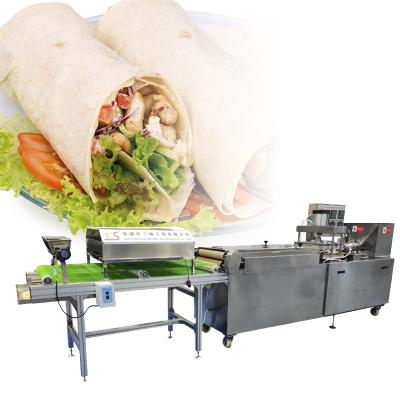 China Factory supply pizza crust / roti / commercial chapatti tortilla bread production line for sale