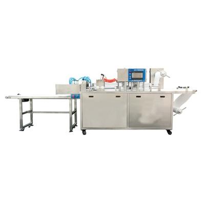 China Supermarket Supply China Hand Hold Frozen Pancake Pressing With Film Covering Machine Price for sale