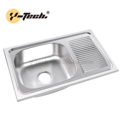 China No Tap YK-7344BD Home Furniture Kitchen Sink Making Machine Portable Sink With Hot Water for sale