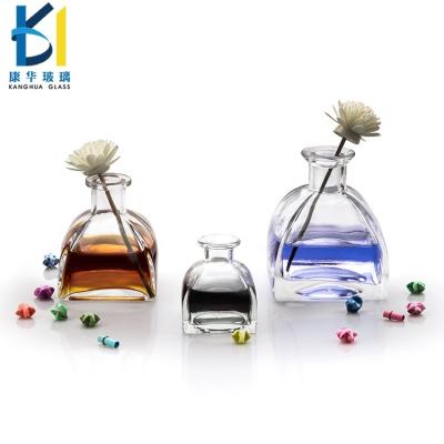 China 60ml 120ml 260ml Cosmetic Customizable Clear Glass Yurt Shaped Bottle for sale