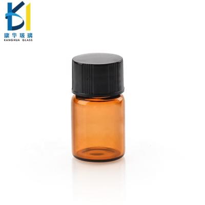 China Hot Sale Personal Care Sample Perfume 2ml Amber Glass Bottle for sale