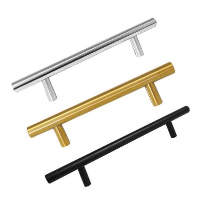 China China Factory Modern Stainless Steel Pull Handle Drawer Handles Long Spring Door Handle for sale