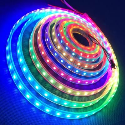 China 2811 WS2812 WS2813 WS2815 SK6812 2815 individually addressable SMD 5050 5M 10m RGB waterproof flexible lights set LED strip 5M 2811 led strip ip67 for sale