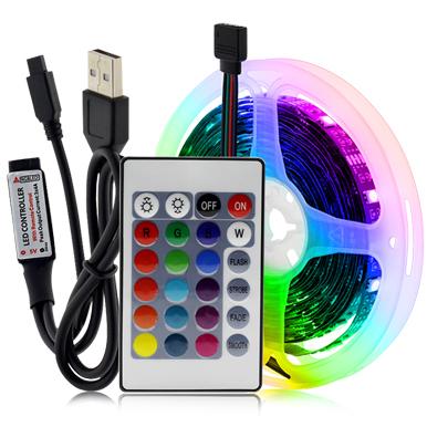 China Hotel Waterproof IP65 SMD5050 RGB TV LED Strip USB TV Backlight USB LED Light Ambient Strip For TV for sale