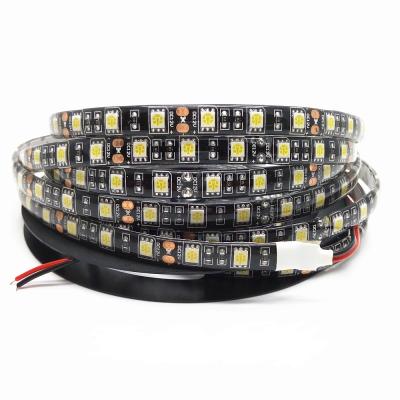 China Hotel Waterproof RGBW Flexible Led Lights 5m 12v 24v 5050 RGB Stripe for sale