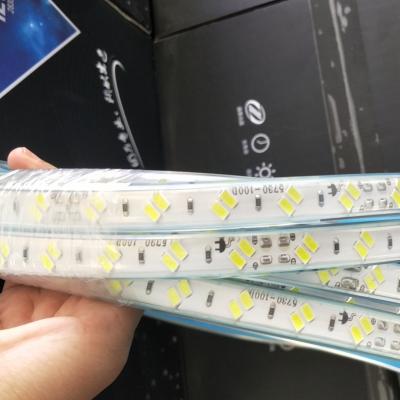 China Hotel IP65 10cm Waterproof Cup 5630 Led Strip 6500 Kelvin IP65 10cm Waterproof Cup Double Row 5730 Led Strip for sale