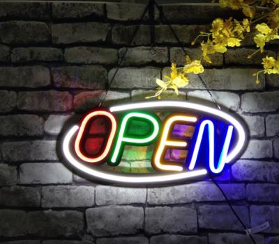 China Garden 12v drop shipping neon sign wall mounted customized letters led neon sign light OPEN for sale