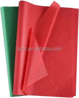 China Party Accessories Christmas Tissue Paper Red / Green Paper Colors For DIY And Crafts Gift Bags Packaging Decorations for sale