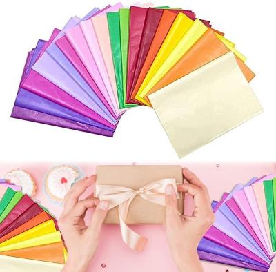 China Party Props Open DIY Art Holidays Christmas Gift Wrapping Colorful Tissue Paper Paper for sale