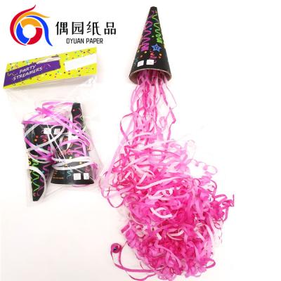 China Eco - Friendly Material Artificial Flowers Shoot Colorful Confetti Streamer for sale