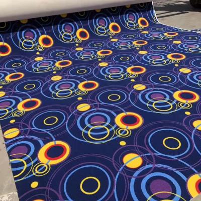 China Stain Resistant 2022 New Design Modified Polyester Material Printed Carpet For Hotel Billiard Room for sale