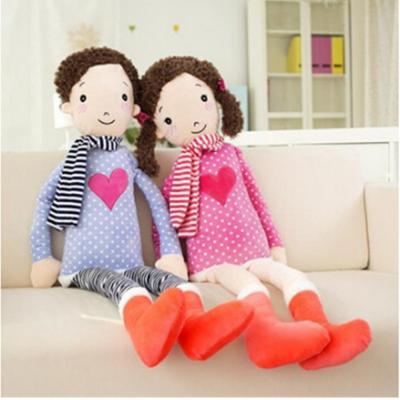 China Promotion Customized Cartoon Character Model Human Plush Toys Big Soft Stuffed Doll Gifts Or Hugging Sleep for sale