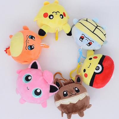 China Promotion Gifts or Manufacturer Smiley Face Smiley Face Stitch Toy Plush Keychain With Anime Cartoon Toys Penguin Elephant for sale