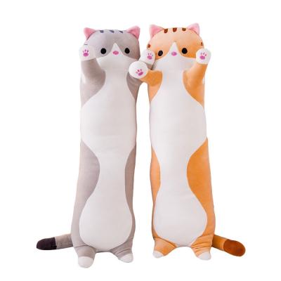 China New Promotion 2021 Kawaii Comfort Cartoon Hug Gifts or Participation Stuffed Pillow Plush Toys for Girl Soft Throw Cat Giraffe Panda Carrot Gifts Along for sale