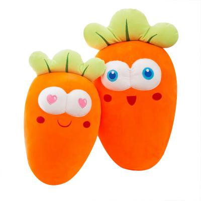 China Gifts or New Promotion Cushion Pillow Plush Toys for Baby Pineapple Carrot Fruit Puppy Tiger Claw Radish Rabbit Octopus Giraffe Monster Gifts for sale