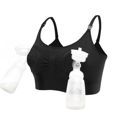 China Cotton QUICK DRY Maternity Bra Plus Size For Push Ups Breast Pump Bra Care Hands Free Maternity Nursing Underwear for sale