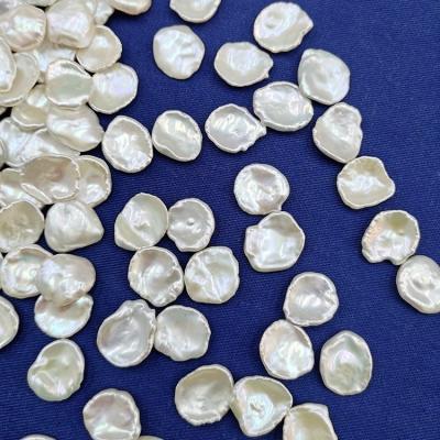 China DIY jewelry making Csmart petal shape13-14mm freshwater loose baroque keshi irregular flower pieces bead DIY beads for pearl necklace jewelry for sale