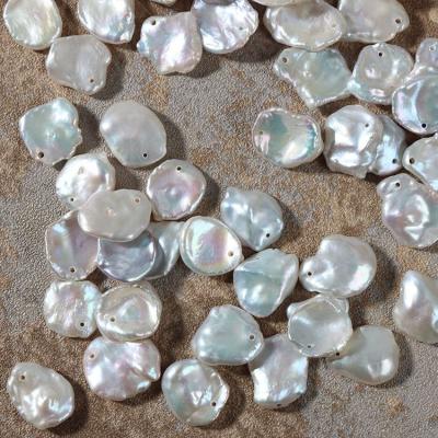 China DIY Jewelry Making Csmart 14-15mm Baroque Petal Shape Natural Freshwater Pearl Flower Pieces Wholesale Bead Beads For DIY Jewelry for sale