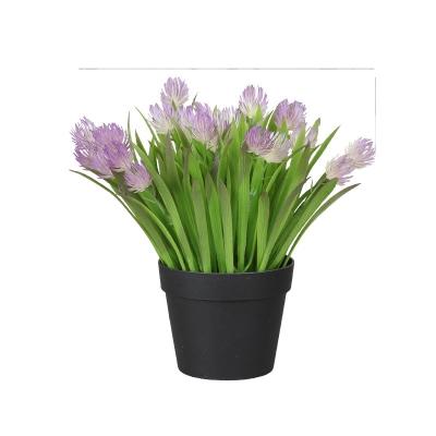 China Home Office Plastic Potted Artificial Flower Decoration Room Potted Artificial Plant Viable Combination With Pot for sale