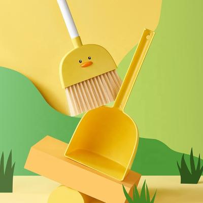 China Factory direct wholesale broom and dustpan environmental friendly set brooms and dustpans cheap plastic supplier with handle for sale