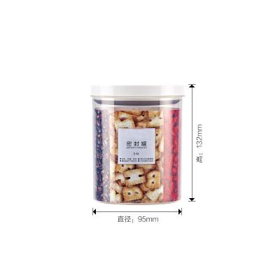 China Air Tight Kitchen Tight Sealed Plastic Cereal Container Set Food Storage Containers Set With Lids For Dry Food for sale