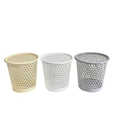 China Plastic Bathroom Cavity Laundry Basket For Clothes Collection for sale