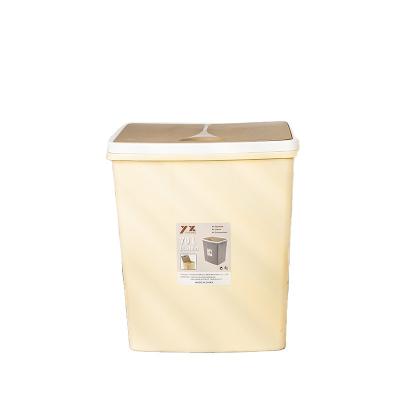 China Viable multi-functional plastic 70L dust bins without lid for household for sale