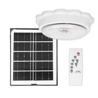 China Home Luminous Indoor Solar Light 60W LED Indoor Solar Ceiling Light With Remote Control For Garden for sale