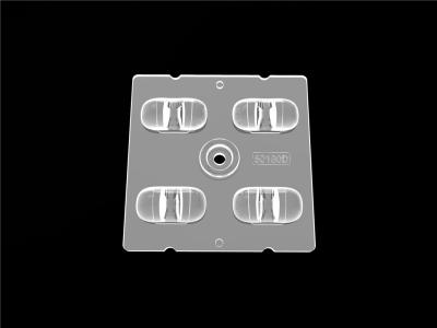 China 4IN1  50*50mm  80*160 Degree Lens Beam Angle LED Street Lighting Module for Municipal Lighting for sale