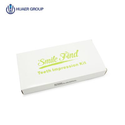 China Recycled Materials Factory Direct Sale Customized Printing Kit Packaging Standard White Cardboard Rigid Luxury Dental Paper Box With Paper Insert for sale