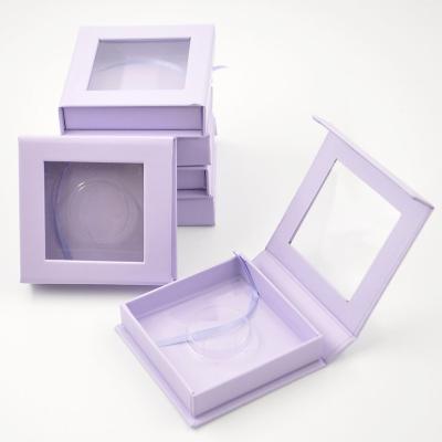 China Wholesale New Small Handmade PVC Paper Drawer Packaging Box Magnetic Mink Eye Lash Boxes Custom Empty Logo For Eyelashes for sale