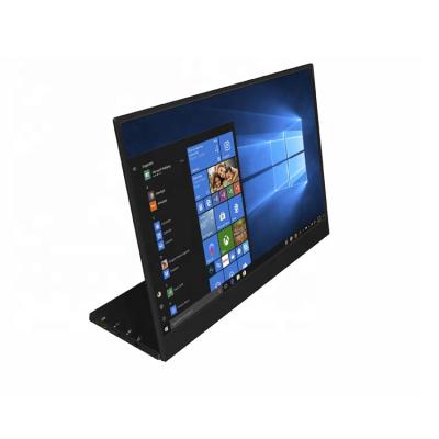 China 1920*1080 Aluminum Alloy Speaker 15.6 Inch HD MI Ultra Thin High Quality LCD Monitor Portable Monitor For Office/Meeting/Game for sale