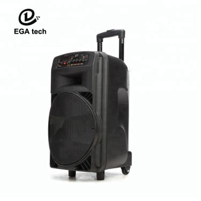 China Hot Selling PORTABLE 150W 10hours 12inch Trolley Speaker For Outdoor for sale