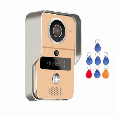 China Built-in Camera Cheapest Prices High Quality 2.4G IP Video Doorbell WiFi Smart Doorbell with MicroSD Duplex IR Intercom CUT Yoosee App for sale