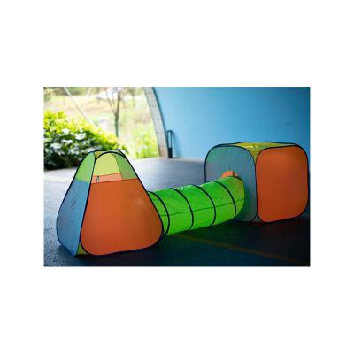 China Sports Toy Colorful Folding Kids Play House Tent Indoor Outdoor Play Tent With Crawling Tunnel for sale